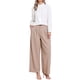 thumbnail image 2 of INSPIRAR CHIC Blusa de Ruffles para Mujer con Cuello Alto, Con Volantes en las Mangas Largas y Botones, Blusas Vintage S Blanca, 2 of 6