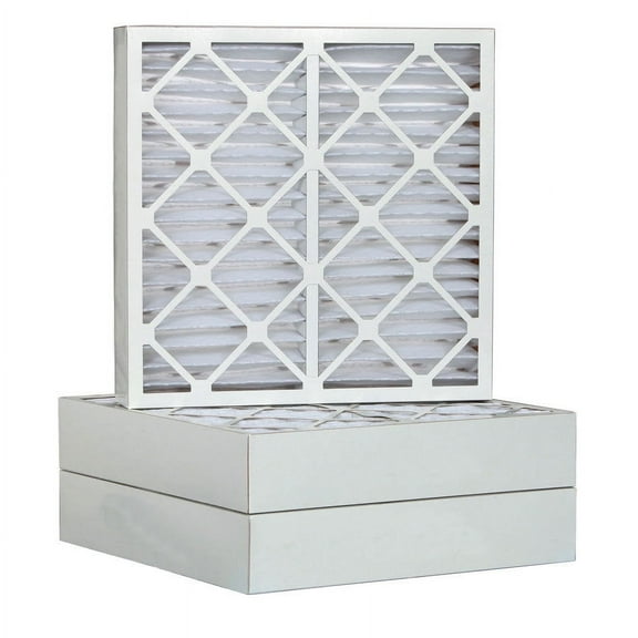 Air Filter Furnace, Purolator Key Pleat Extended Surface Pleated Air Filter, Mechanical MERV 8, Nominal Size 20”H x 24”W x 4”D, Actual Size 19-3/8" Height x 23-3/8" Width x 3-3/4" Depth, (Pack of 3)