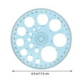 thumbnail image 2 of SWETRACE 3Ud Transportador De Ángulos Sky-Blue Para Estudiantes Con De Medición Precisa, 2 of 6