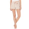 thumbnail image 1 of Ande Frosted Cable Cut Pile Plush Pajama Shorts (Beige, L), 1 of 2