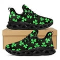 thumbnail image 1 of Zapatos de plataforma con diseño de trébol del Día de San Patricio, cómodos, transpirables, vulcanizados, zapatillas casuales de moda para mujer, 1 of 6