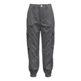 thumbnail image 5 of RUTAYY Women's Pants High Waist Wide Leg Solid Color Cargo Bottoms Loose Fit Casual with Pockets Comfortable Everyday Wear Elegant Travel Trousers, 5 of 6