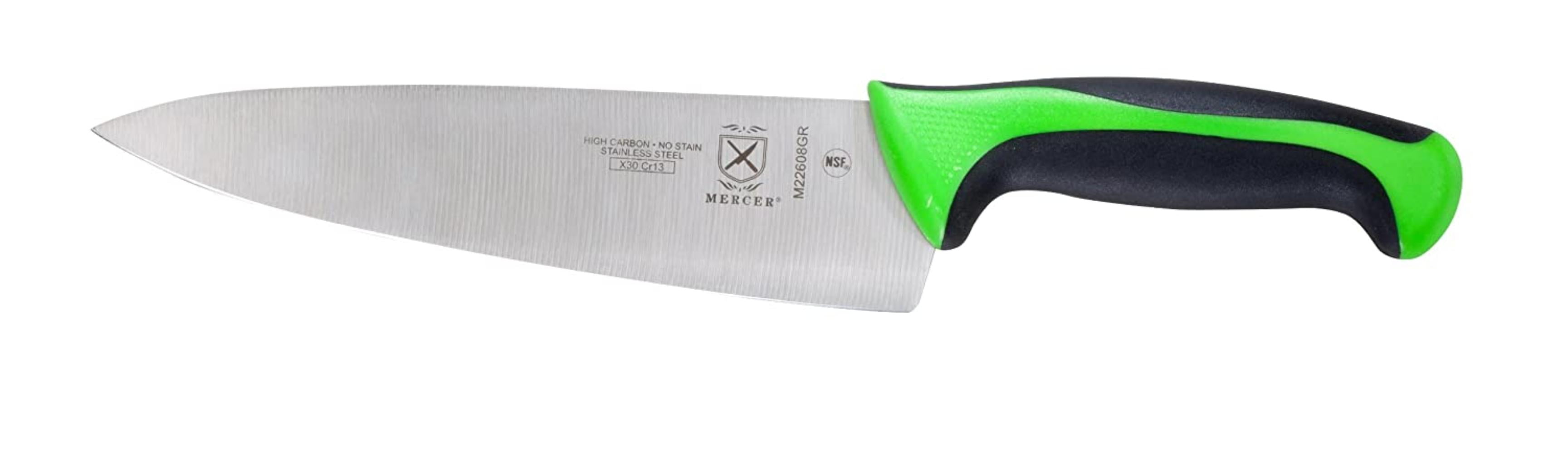 Mercer Culinary Millennia Chefs Knife, 8-Inch, Green - Walmart.com 