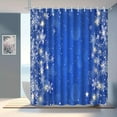 thumbnail image 6 of Btomtd Christmas Themed Shower Curtain, Water Proof Shower Curtain Liner for Holiday Bathroom Decor, Festive Shower Curtains for Bath - 35.43"x70.86", B, 6 of 6