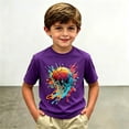 thumbnail image 1 of Vêtements pour Filles Col Rond Manches Courtes Chemises pour Garçons Hauts de Baseball Shorts pour Garçons 8-9 Ans, 1 of 3