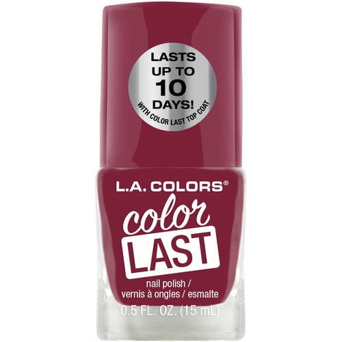 L.A. Colors Color Last Nail Polish, Captive