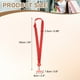 thumbnail image 2 of Lanyard de teléfono ajustable Uxcell, 1 paquete, correa de teléfono cruzada de poliéster, lanyard universal con parche para la mayoría de los teléfonos inteligentes, rojo, 2 of 6