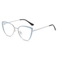 thumbnail image 1 of Montura de gafas anti-azules, decoración de ojos de dos colores, se puede equipar con lentes planas para miopía, 1 of 5