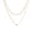 Gold, variant on NICKSUN 18K Gold / Silver Plated Double Layer Necklace - Stainless Steel Herringbone & CZ Tennis Chain, Tarnish-Free Minimalist Stackable Choker for Women