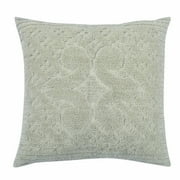 Better Trends 26"x 26" Euro Pillow Sham 100% Cotton Pillow Cover Medallion Design Machine Washable (Sage) Ashton Collection