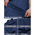 thumbnail image 5 of COOFANDY Mens Dress Shirts Long Sleeve Wrinkle Free Untucked Shirts Casual Button Down Shirts, 5 of 6