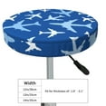 thumbnail image 4 of Naloa Airplanes in the Sky Round Bar Stool Cushion Cover 12-14 inch, Fits Kitchen, Office, Restaurant Chairs - 13 inch, 4 of 7