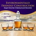 thumbnail image 3 of NutriChef Home Bar Whiskey Decanter, Whiskey Glass Decanter Aerator Set W/ Four 750ml Whiskey Glass, 3 of 8