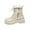 White, variant on SKIYLEVZ Women's Moto Boots Cowgirl Boots Wide Width Available Soft Sole Womens Winter Snow Boots Women’s Work Boot Waterproof Shoes Casual Winter Fashion Combat Boots
