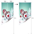 thumbnail image 3 of Vaidha Door Sticker Christmas Snowman 3D Sticker Door Sticker Removable, 3 of 5