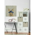 thumbnail image 4 of Marmont Hill Blue Hat Rabbit Canvas Wall Art, 4 of 7