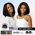 thumbnail image 6 of Ebo Dashly Synthetic Lace Front Wig Salt & Pepper SP Lace Unit 3 Perm Yaki 14” ( Balayage Copper ), 6 of 6