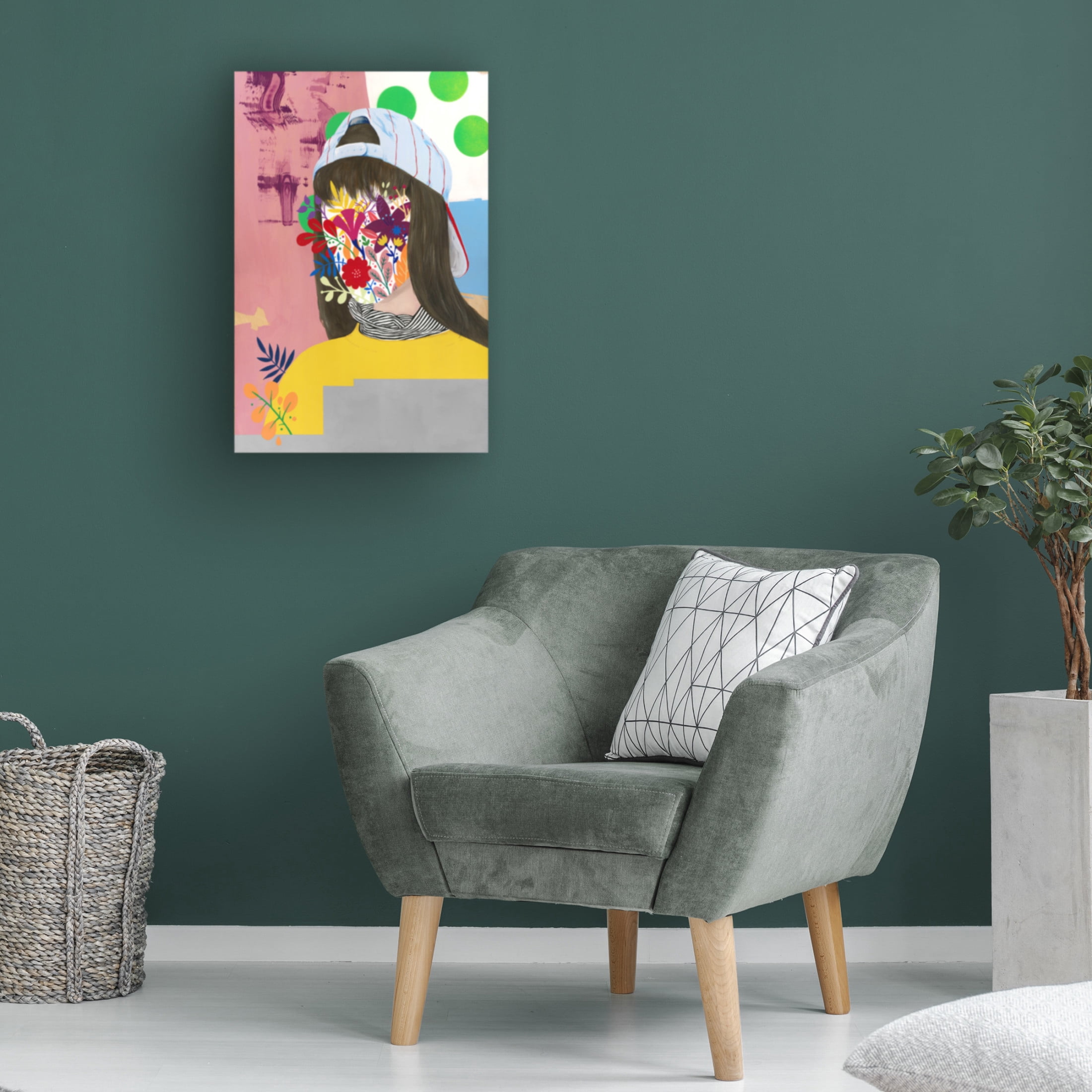 Trademark Fine Art Famous When Dead Mystic Garden Canvas Wall Art
