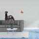 thumbnail image 2 of Estatua de perro de resina,Estatua de perro de resina con forma de animal,Escultura coleccionable para escritorio,decoración del hogar,Figura de caballo,Adorno de caballo,escultura, 2 of 8