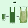 thumbnail image 5 of Green Dog Waste Bags with Easy-Tie Handles,Leak-proof and Extra Thick Poop Bags for Cats, Dog Poop Waste Bags with Leash Tie,3 Pack of 15, 45 Count(Green, 3 Rolls), 5 of 5