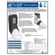 Med Spec Ankle Stabilizer Orthosis EVO, White, Medium