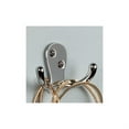 thumbnail image 3 of Franklin Brass Double Prong Robe Hook in Matte Nickel, 5 pack, 3 of 8