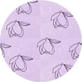 thumbnail image 1 of Ahgly Company Indoor Square Patterned Bright Lilac Purple Area Rugs, 3' Square, 1 of 6