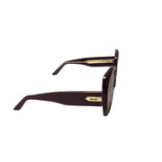 Quay Australia Full Glam Square Sunglasses Pinot Taupe