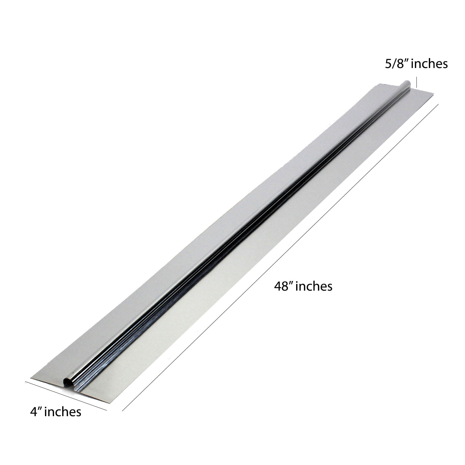 125-4' Aluminum Radiant Floor Heat Transfer Plates for 1/2" Pex Tubing 