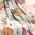 thumbnail image 3 of Fall Pumpkins and Autumn Leaves Pattern Blanket,Comfortable Soft Lamb Wool Throw Blanket,All Season,Warm Lightweight Blankets for Sofa Bed Couch Living Room Chair,30"x40", 3 of 4