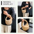 thumbnail image 6 of Kukuzhu Small Quilted Tote Bag for Women, Soft Puffer Tote Bag Lightweight Designer Pleated Hobo Bags Handbag Puff Bags, 6 of 7