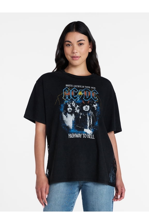 Women's Highway to Hell Tour Graphic Tee, Sizes XXS-XXL