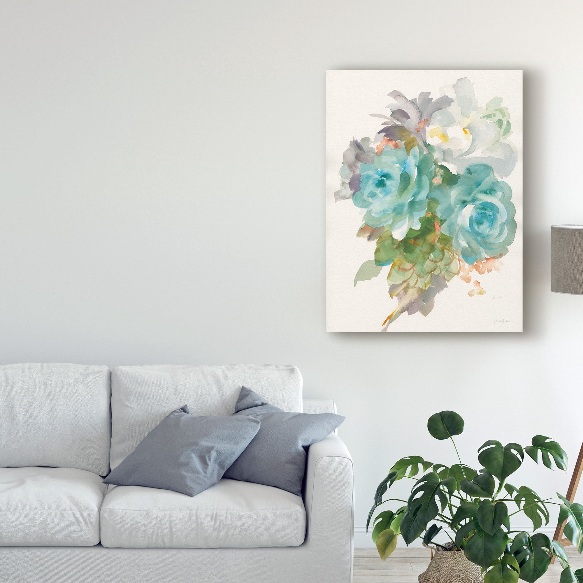 Trademark Fine Art 'Garden Bouquet III Crop' Canvas Art by Danhui Nai