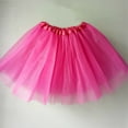 thumbnail image 4 of Curuila Womens Short Puffy Skirt Fashion Tutu Solid Color Comfortable Cake Skirt Hot Pink Size One Size, 4 of 4