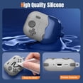 thumbnail image 6 of Comvin Compatible with Apple Airpods Pro 3 Case Cover with Cleaner Kit, Cool Funny Silicone Protective Case for AirPods Pro 3rd Generation Case (2025) for Men Boy,LightGray, 6 of 9
