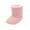Pink, variant on Baby Girls Boys Warm Snow Boots for Infant,Soft Fleece Knitted Winter Warmer First Walker Booties for Newborn Unisex 0-18M