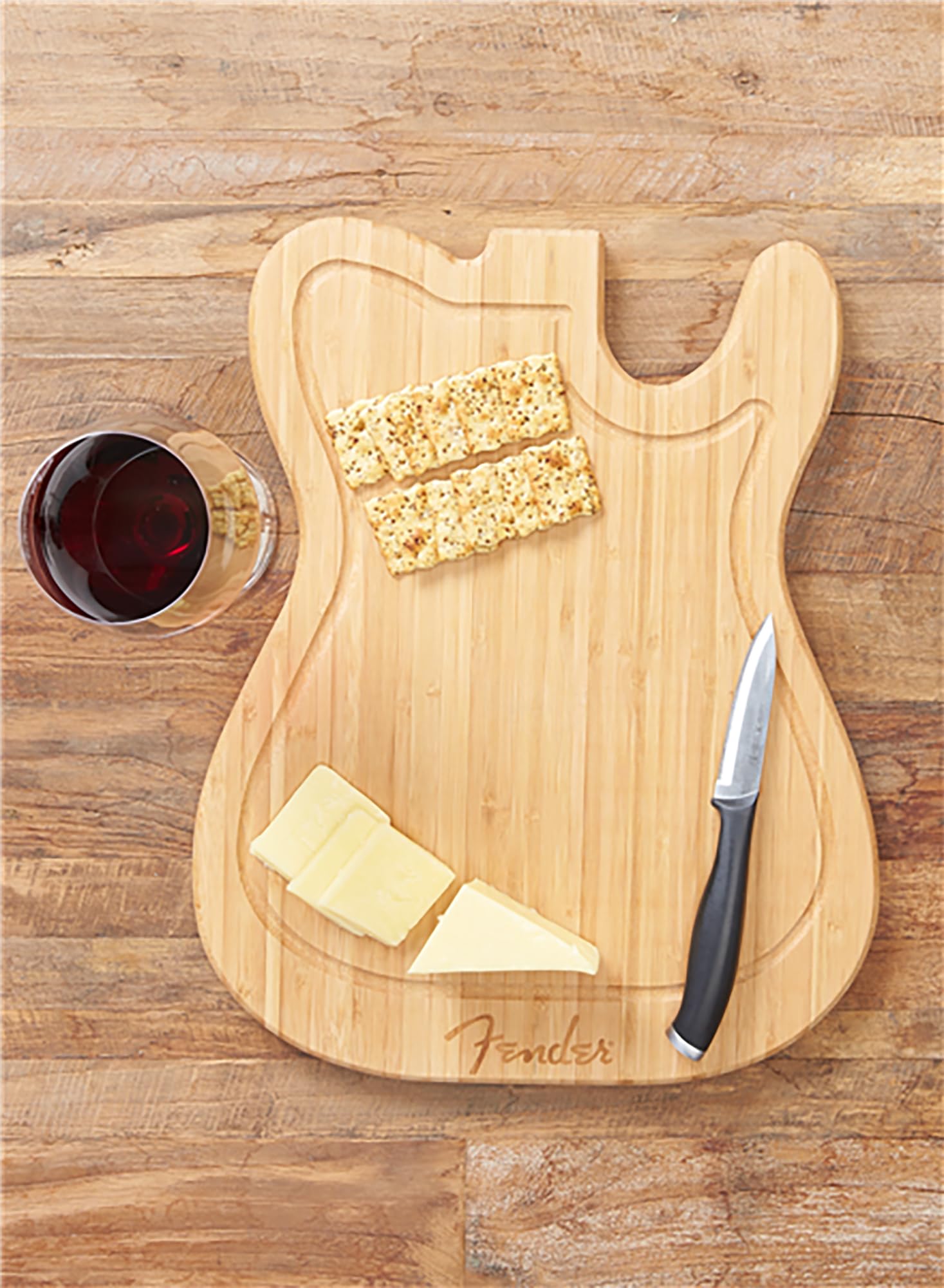 Fender Telecaster Cutting Board Bundle with Picks