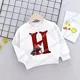 thumbnail image 1 of Spiderman Brief AZ Mädchen Junge Sudaderas Wunder Kinder Pullover Kawaii Dibujos animados Sudaderas Kinder kleine Baby Freizeit kleidung Tops, 1 of 1