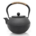 thumbnail image 1 of COWALKERS Tetera Grande de Hierro Fundido Con Infusor, Japonesa Tetsubin Para T&eacute; de Hoja Suelta y Bolsas, Negro (1200ml/41oz), 1 of 8