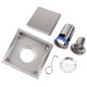 thumbnail image 2 of Floor Drain Strainer, Shower Floor Drain, 110 X 110mm Square Insert Invisible For For Kitchen ANGGREK Shower Floor Drain, 2 of 8