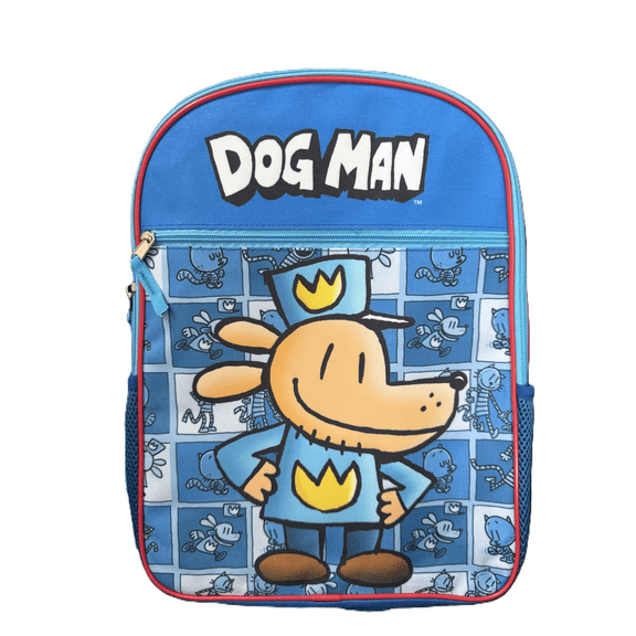Dogman 16" Backpack with 1 front pocket- Perfect for Preschool & Elementary Boys & Girls