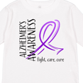 thumbnail image 4 of Inktastic Alzheimers Awareness- Fight, care, cure Boys or Girls Long Sleeve Toddler T-Shirt, 4 of 5