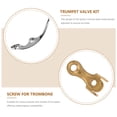 thumbnail image 3 of OUNONA 10PCS Trumpet Cleaning Kit Silver Metal for Precision Design and Musicians Care, 3 of 8