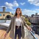 thumbnail image 3 of Blazer de doble botonadura para mujer, abrigo Vintage de manga larga, chaqueta de moda, prendas de vestir exteriores informales, Tops elegantes, 2024, 3 of 5