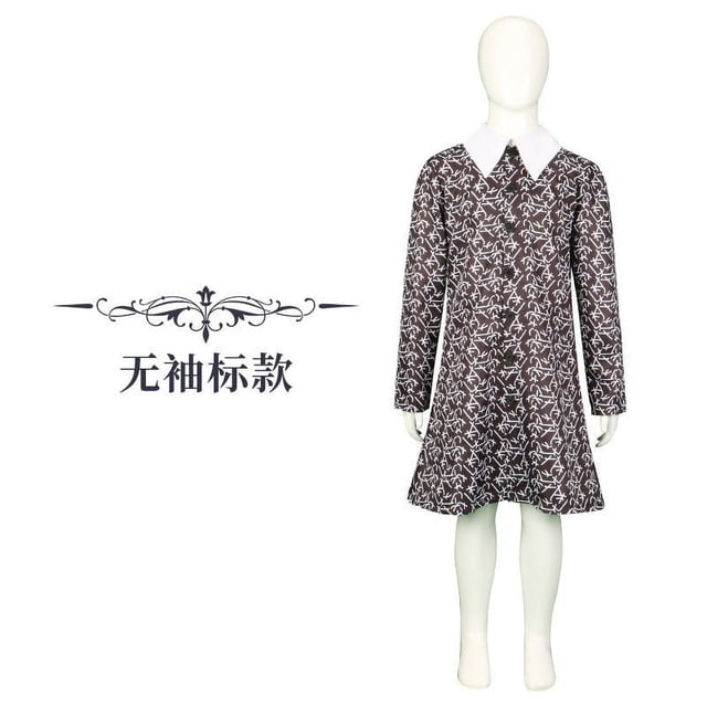 Adams Robe Sauce cos Famille Robe Sauce Noire Wednesday Adams Robe cosplay Famille Adams