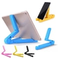thumbnail image 2 of Anvazise Universal Foldable Adjustable Desktop Mount Tablet Support Stand for iPad 6/5 Yellow, 2 of 12