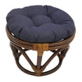 thumbnail image 3 of Ottoman International Caravan Bali Papasan Rattan Blue, 3 of 5
