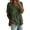 Army Green, variant on Women's Relaxed Fit Gathered Peplum Blouse Fashion Ladies Casual Short Sleeve Round Neck Loose Top