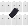thumbnail image 1 of LiteTour - Paquete de 10 electrodos TENS grandes (conectores a presión de 3,5 mm), alta conductividad, reutilizables, para masajeador TENS y estimulación muscular, 1 of 5