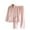 Pink, variant on UAMVSH Womens Winter Fuzzy Pajama Set 2 Piece Pjs Set Long Sleeve Coat Plush Lounge Sets with Pants Sleepwear